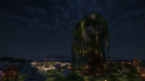 Un arbre dans Minecraft